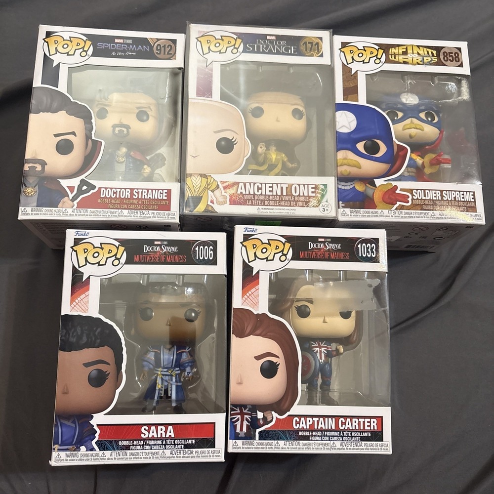 Funko POP Marvel Dr. Strange Mixed Lot Of 5